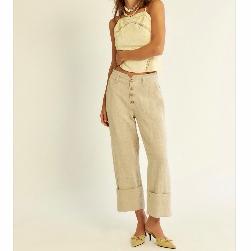 Free People Parkway Cuffed Trousers